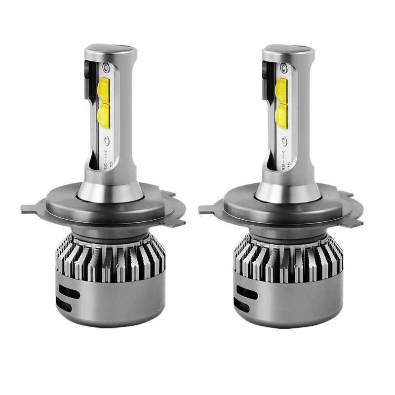 DC8-32V 2pcs/pack 55W Waterproof Car LED Headlights With Lens Spotlight Bulb Far and Near Light, Modification Integrate Headlight